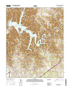 Normandy Lake 2016 topographic map thumbnail