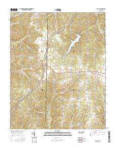 Ovilla 2016 topographic map thumbnail
