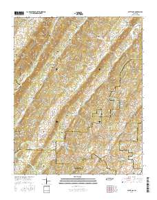 Pattie Gap 2016 topographic map thumbnail