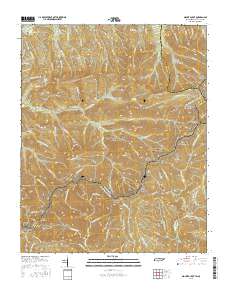 Mount Guyot 2016 topographic map thumbnail