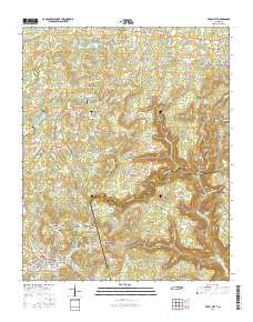 Tracy City 2016 topographic map thumbnail
