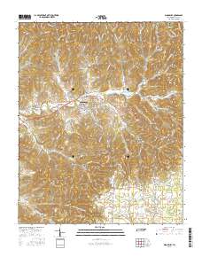 Woodbury 2016 topographic map thumbnail