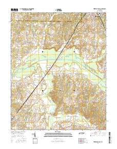Trezevant East 2016 topographic map thumbnail