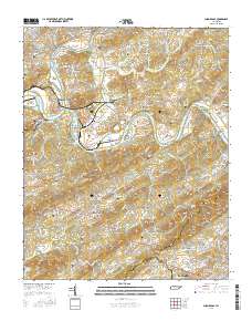 Shooks Gap 2016 topographic map thumbnail