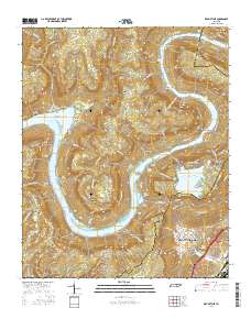 Wauhatchie 2016 topographic map thumbnail