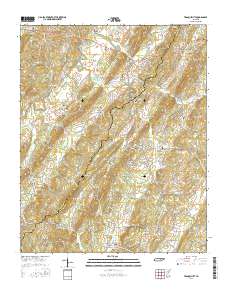 Tranquillity 2016 topographic map thumbnail