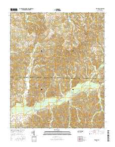 Teague 2016 topographic map thumbnail