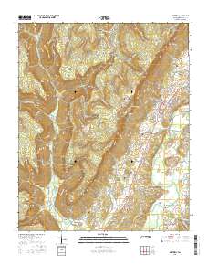 Whitwell 2016 topographic map thumbnail