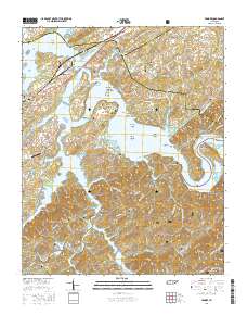 Vonore 2016 topographic map thumbnail