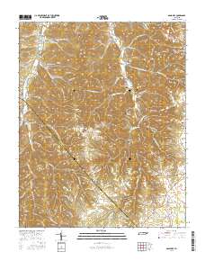 Gassaway 2016 topographic map thumbnail