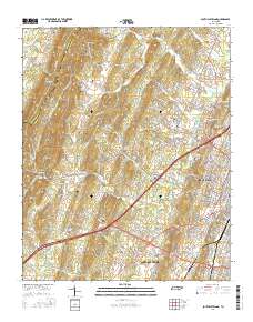 South Cleveland 2016 topographic map thumbnail