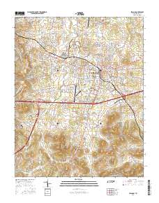 Lebanon 2016 topographic map thumbnail