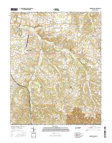 Fountain Head 2016 topographic map thumbnail