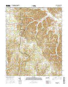 Bodenham 2016 topographic map thumbnail