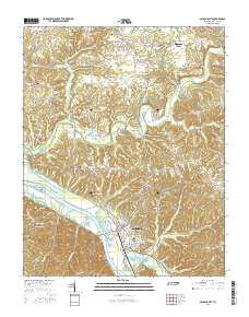 Ashland City 2016 topographic map thumbnail