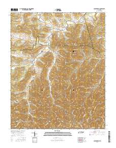 Auburntown 2016 topographic map thumbnail