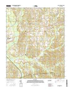 Jacks Creek 2016 topographic map thumbnail