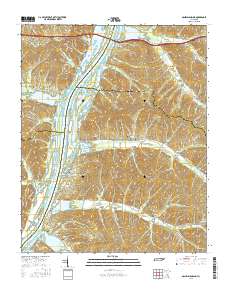 Daniels Landing 2016 topographic map thumbnail