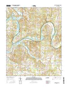 Hunters Point 2016 topographic map thumbnail