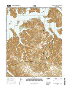 Dale Hollow Reservoir SE 2016 topographic map thumbnail