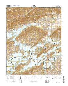Bean Station 2016 topographic map thumbnail