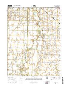 Boggstown 2016 topographic map thumbnail