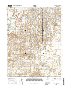 Bargersville 2016 topographic map thumbnail