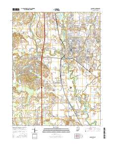 Columbus 2016 topographic map thumbnail