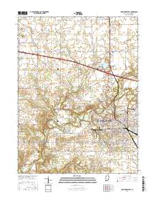 Crawfordsville 2016 topographic map thumbnail
