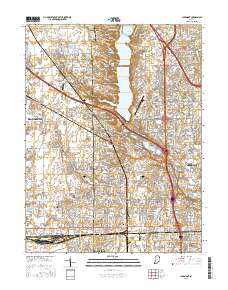 Clermont 2016 topographic map thumbnail