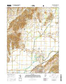 Brownstown 2016 topographic map thumbnail