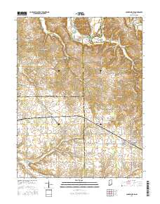Campbellsburg 2016 topographic map thumbnail