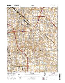 Beech Grove 2016 topographic map thumbnail