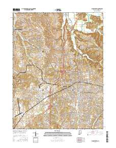 Bloomington 2016 topographic map thumbnail