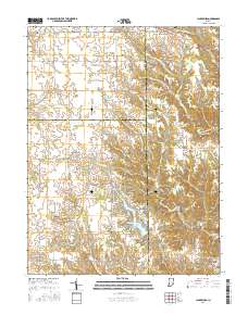Clarksburg 2016 topographic map thumbnail