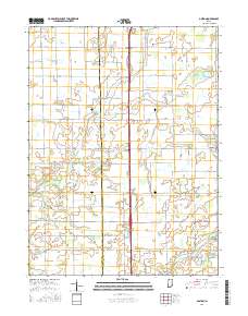 Gaston 2016 topographic map thumbnail