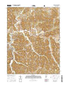 French Lick 2016 topographic map thumbnail