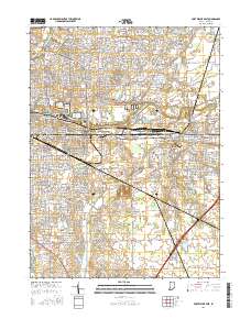 Fort Wayne East 2016 topographic map thumbnail