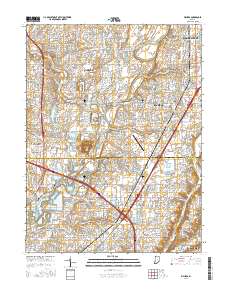Fishers 2016 topographic map thumbnail
