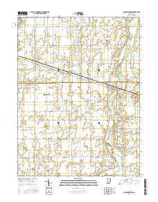 Fountaintown 2016 topographic map thumbnail