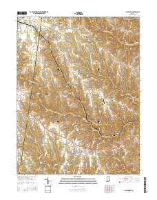 Dillsboro 2016 topographic map thumbnail