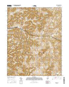 Depauw 2016 topographic map thumbnail