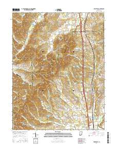 Henryville 2016 topographic map thumbnail