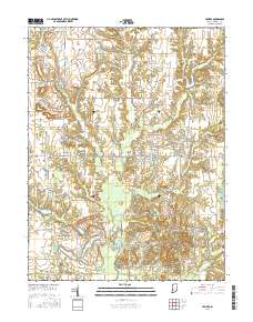 Hymera 2016 topographic map thumbnail