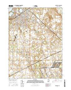 LaPorte East 2016 topographic map thumbnail
