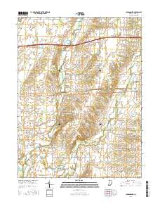 Jacksonburg 2016 topographic map thumbnail