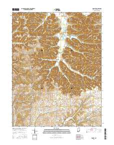 Kossuth 2016 topographic map thumbnail