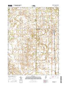 Medaryville 2016 topographic map thumbnail