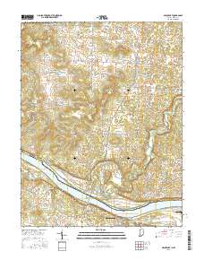 Mauckport 2016 topographic map thumbnail