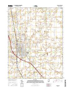 Lebanon 2016 topographic map thumbnail
